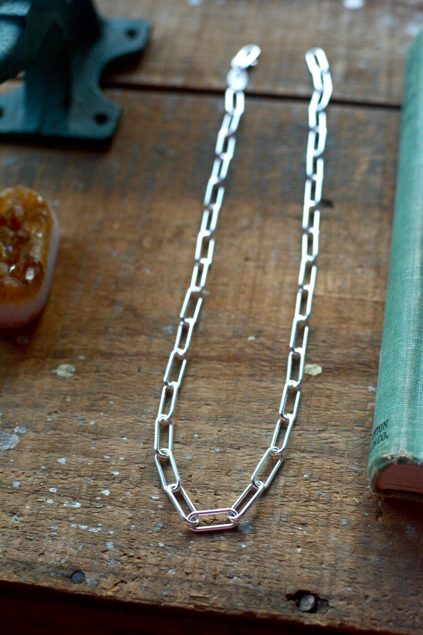 Made to Order XL Paperclip Chain Necklace - 15-24”