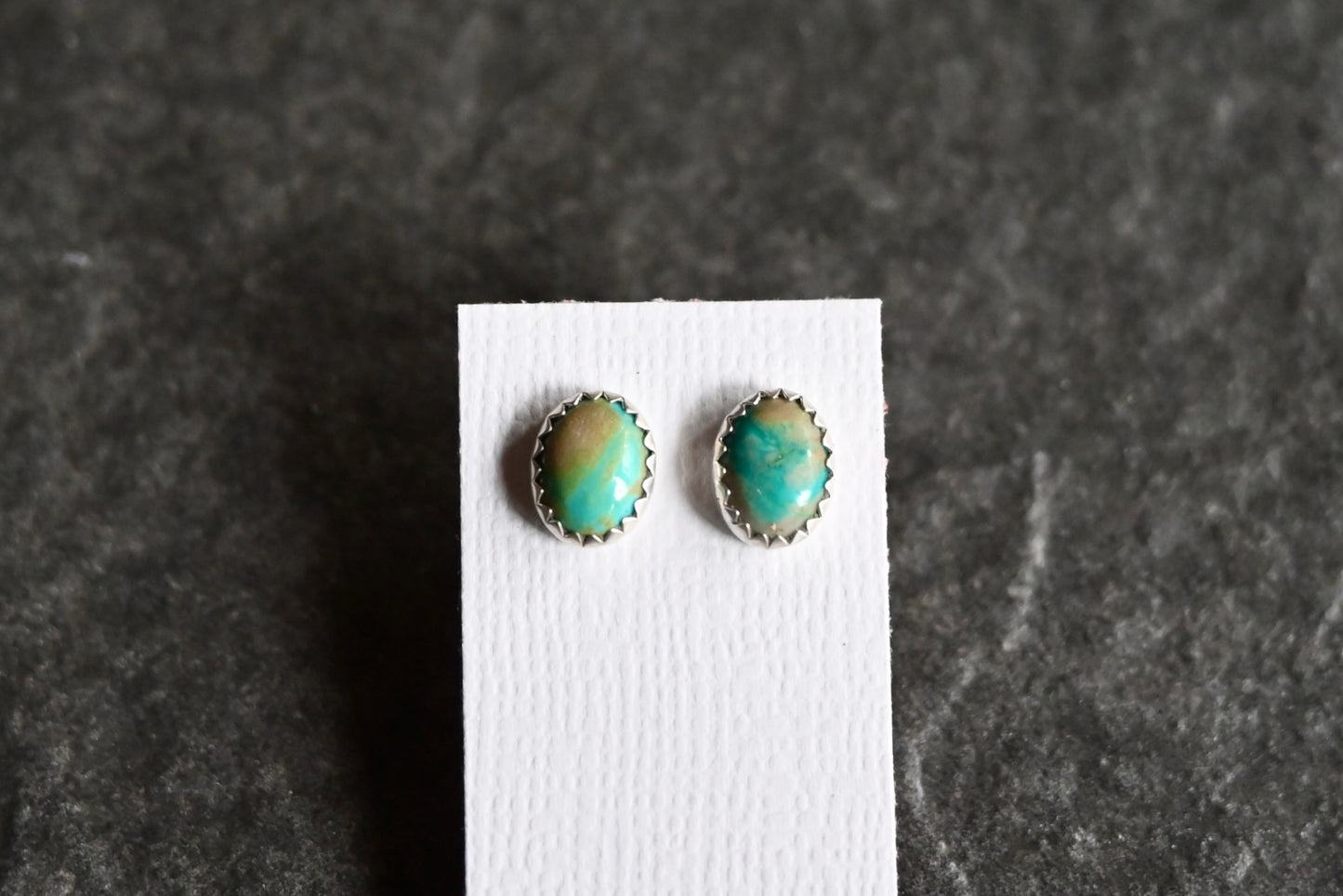 Fox Turquoise Stud Earrings