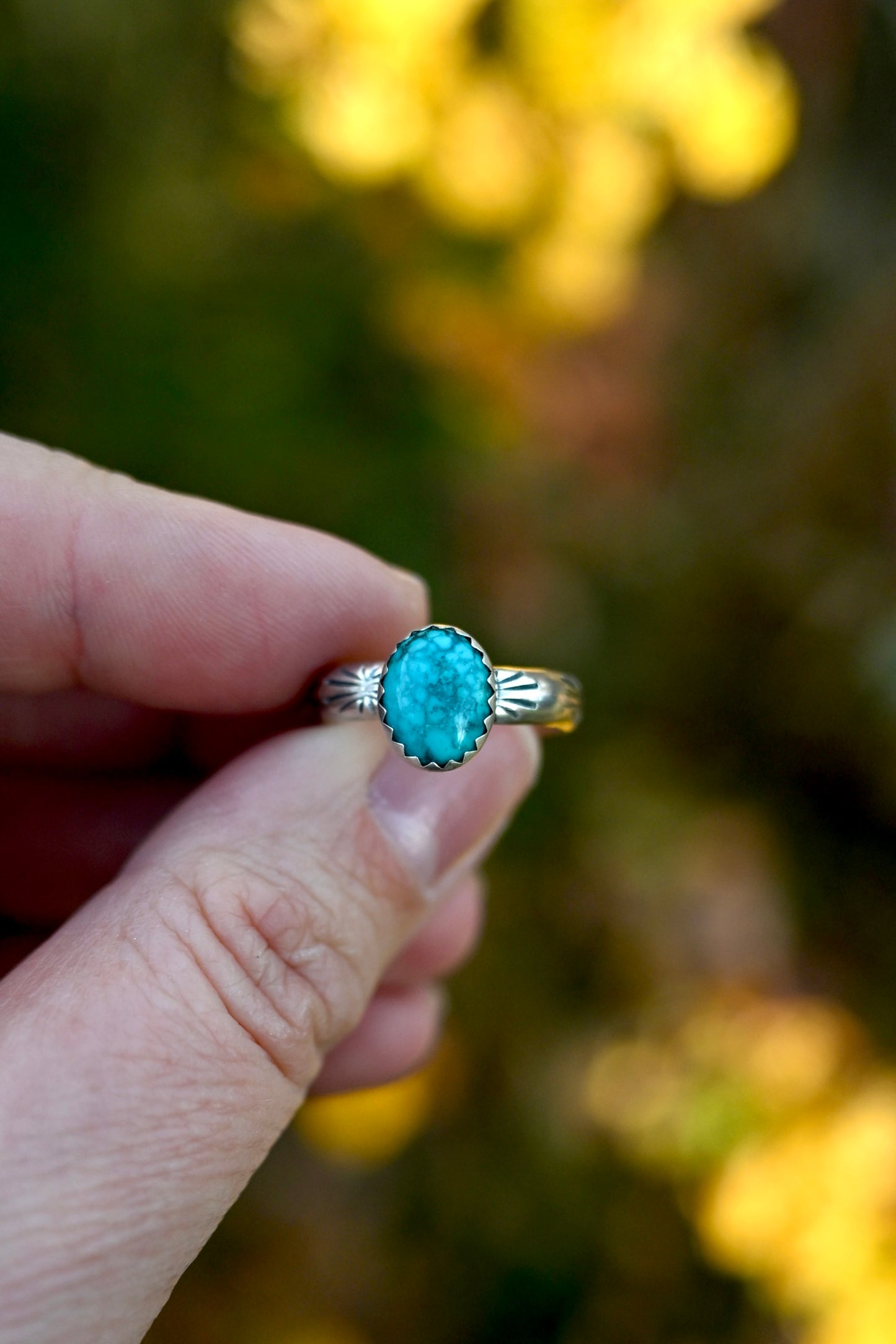 Campitos Turquoise Ring - Size 6.25