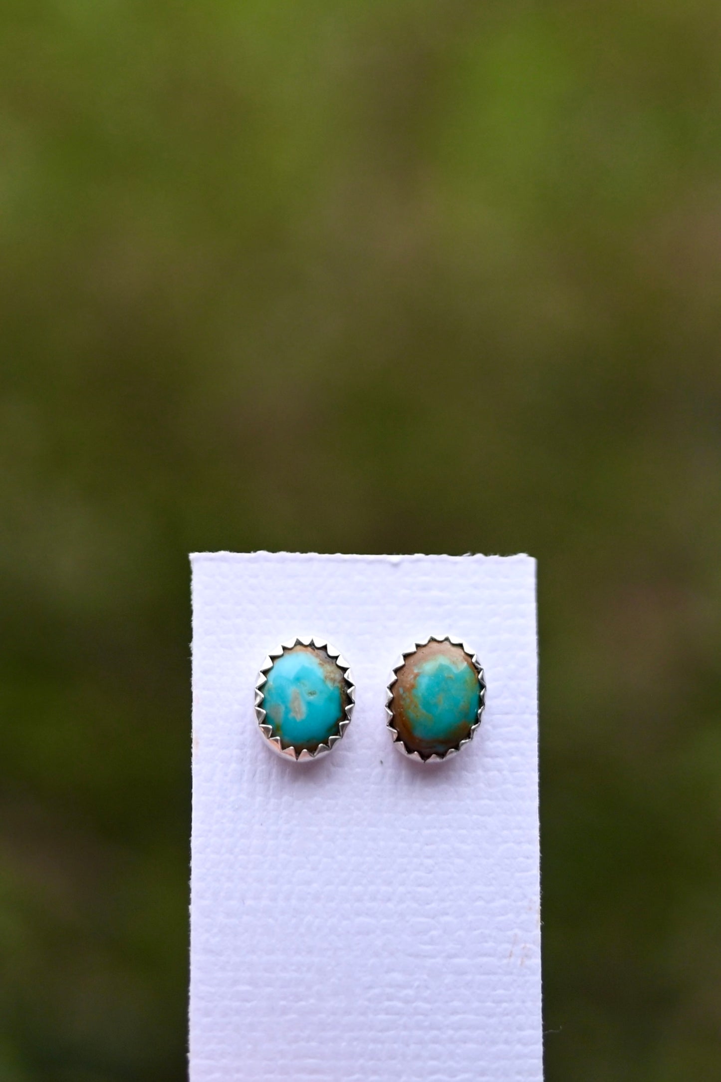 Fox Turquoise Stud Earrings