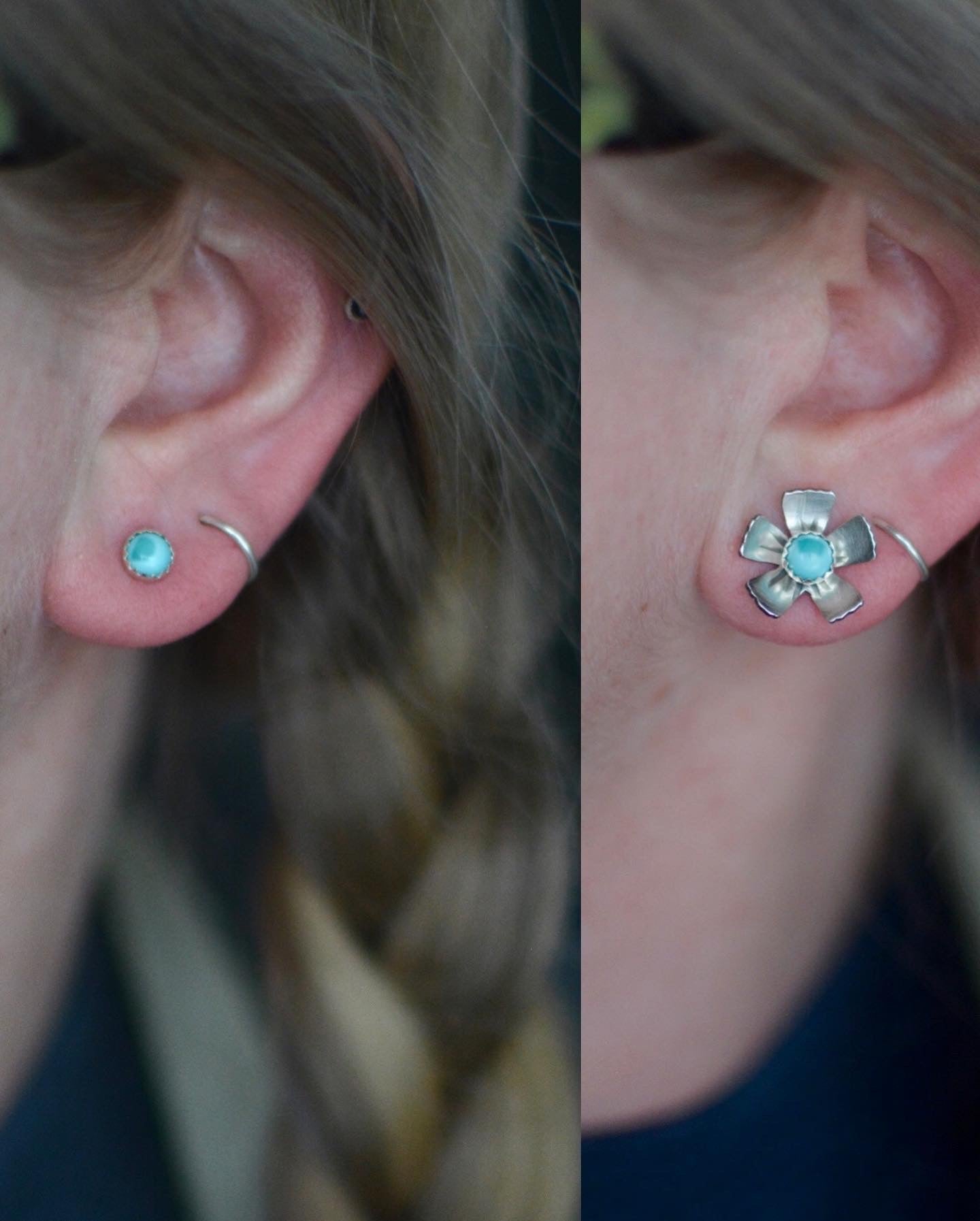 Petal Earrings - MADE TO ORDER Convertible Earring (25% OFF when ordered with Made to Order Gemstone Stud Earrings)