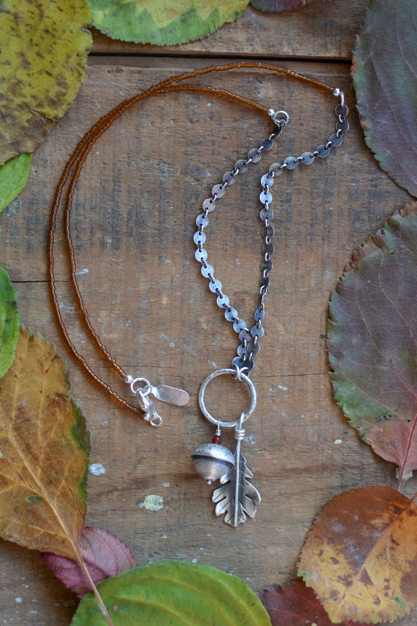 Acorn + Oak Leaf Necklace - No. 2