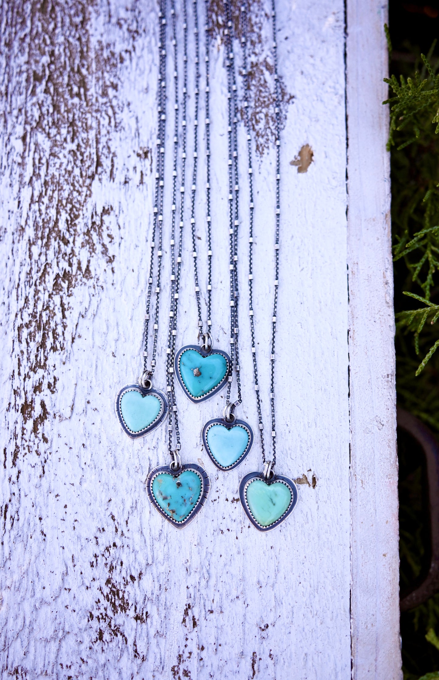 Turquoise Heart Necklace - No. 1