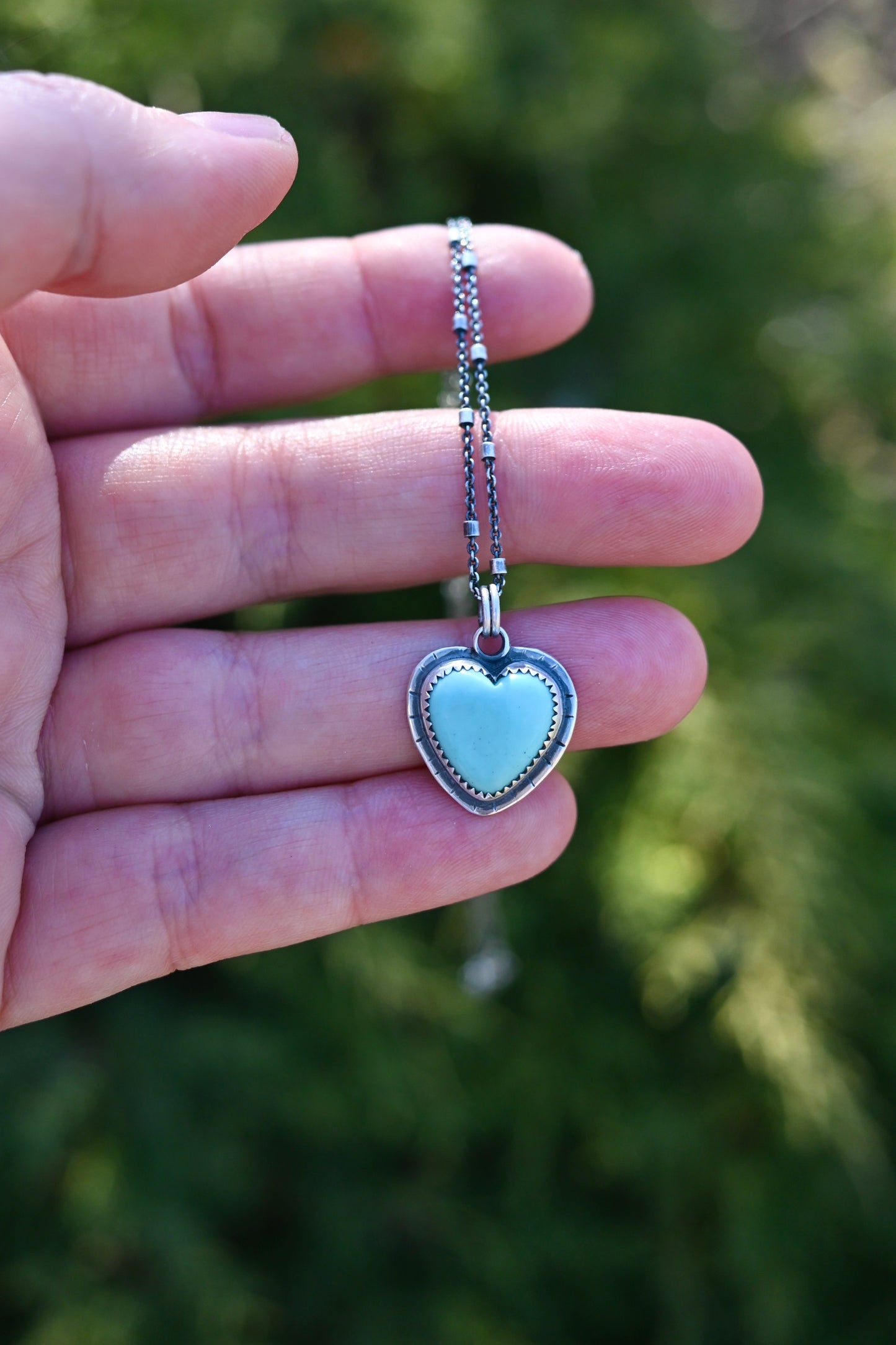 Turquoise Heart Necklace - No. 2