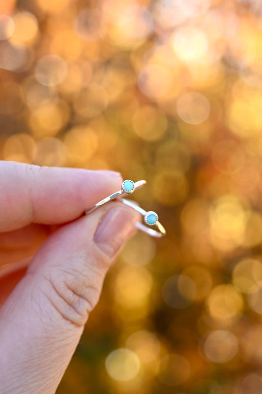 Teeny Turquoise Ring - Various Sizes