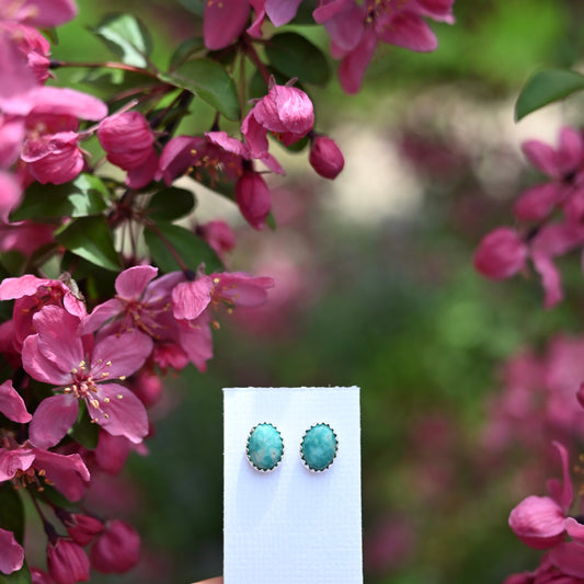 Fox Turquoise Stud Earrings