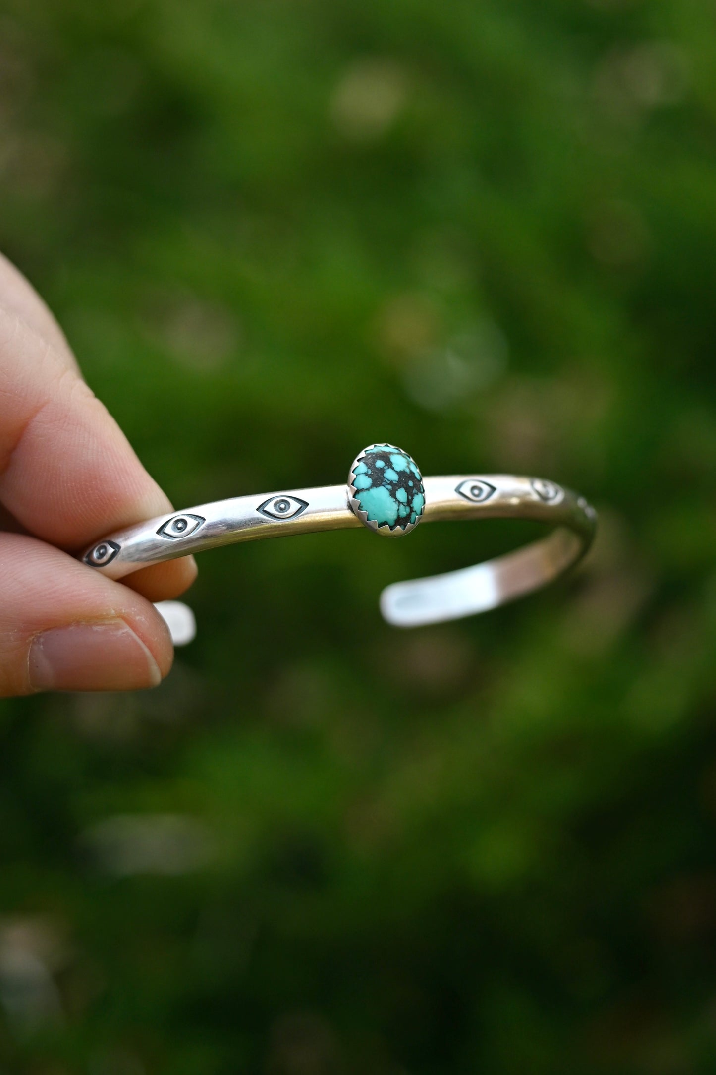 Hubei Turquoise Stacking Cuff Bracelet