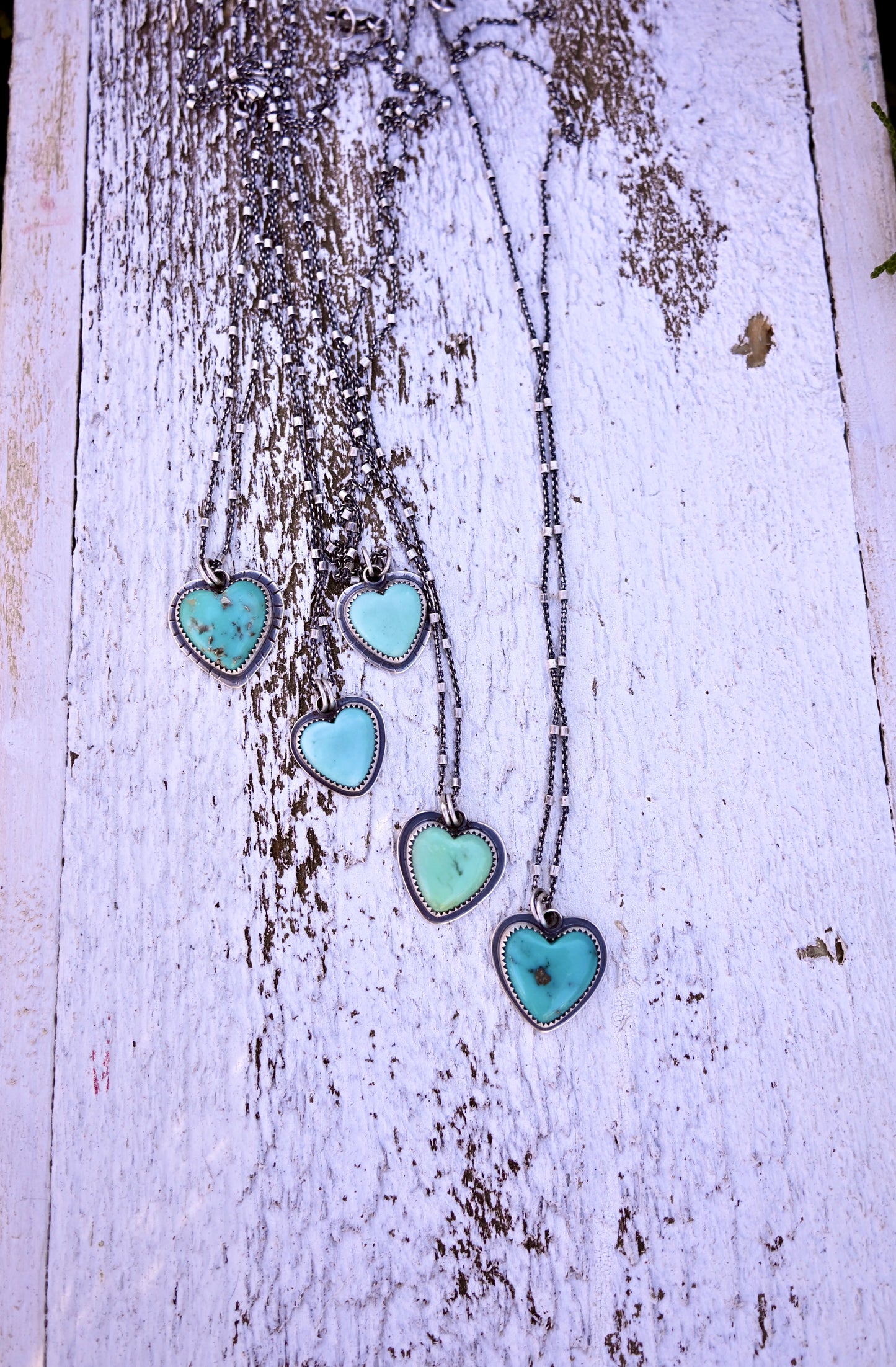 Turquoise Heart Necklace - No. 1