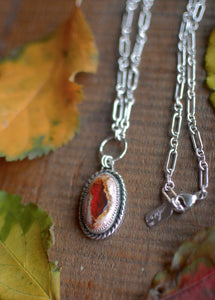 Fire Opal Necklace