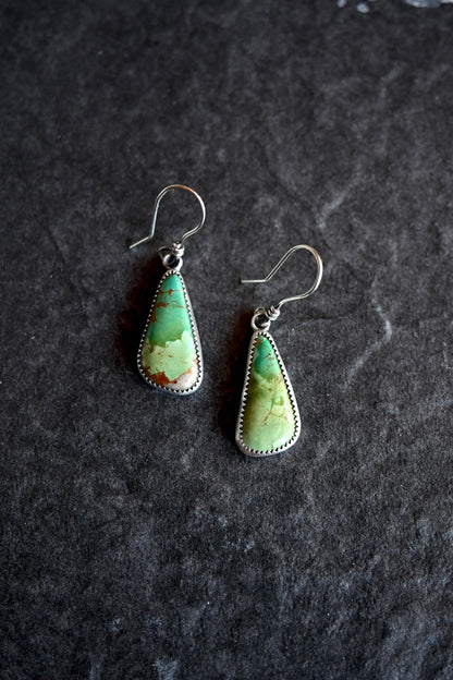 Broken Arrow Turquoise Earrings - No.2