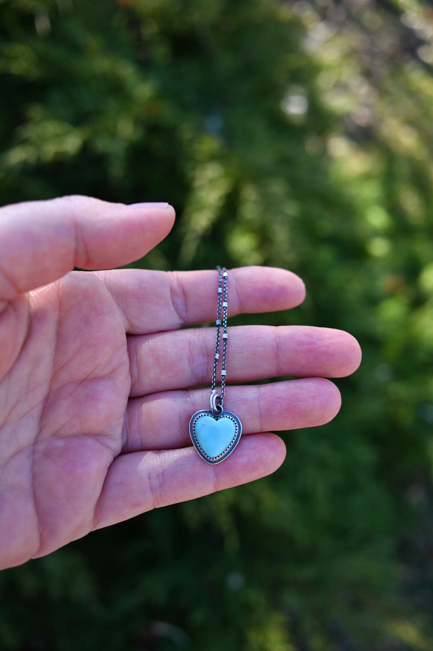 Turquoise Heart Necklace - No. 3