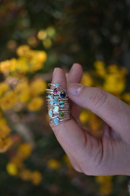 Teeny Turquoise Ring - Various Sizes