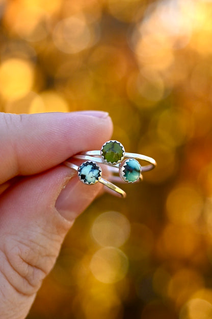 Dainty Turquoise Ring - Various Sizes