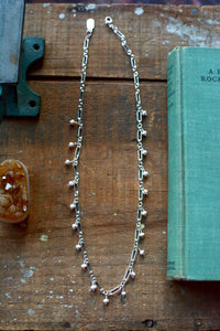 White Buffalo Beaded Chain Necklace