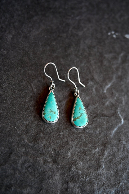 Broken Arrow Turquoise Earrings - No.1