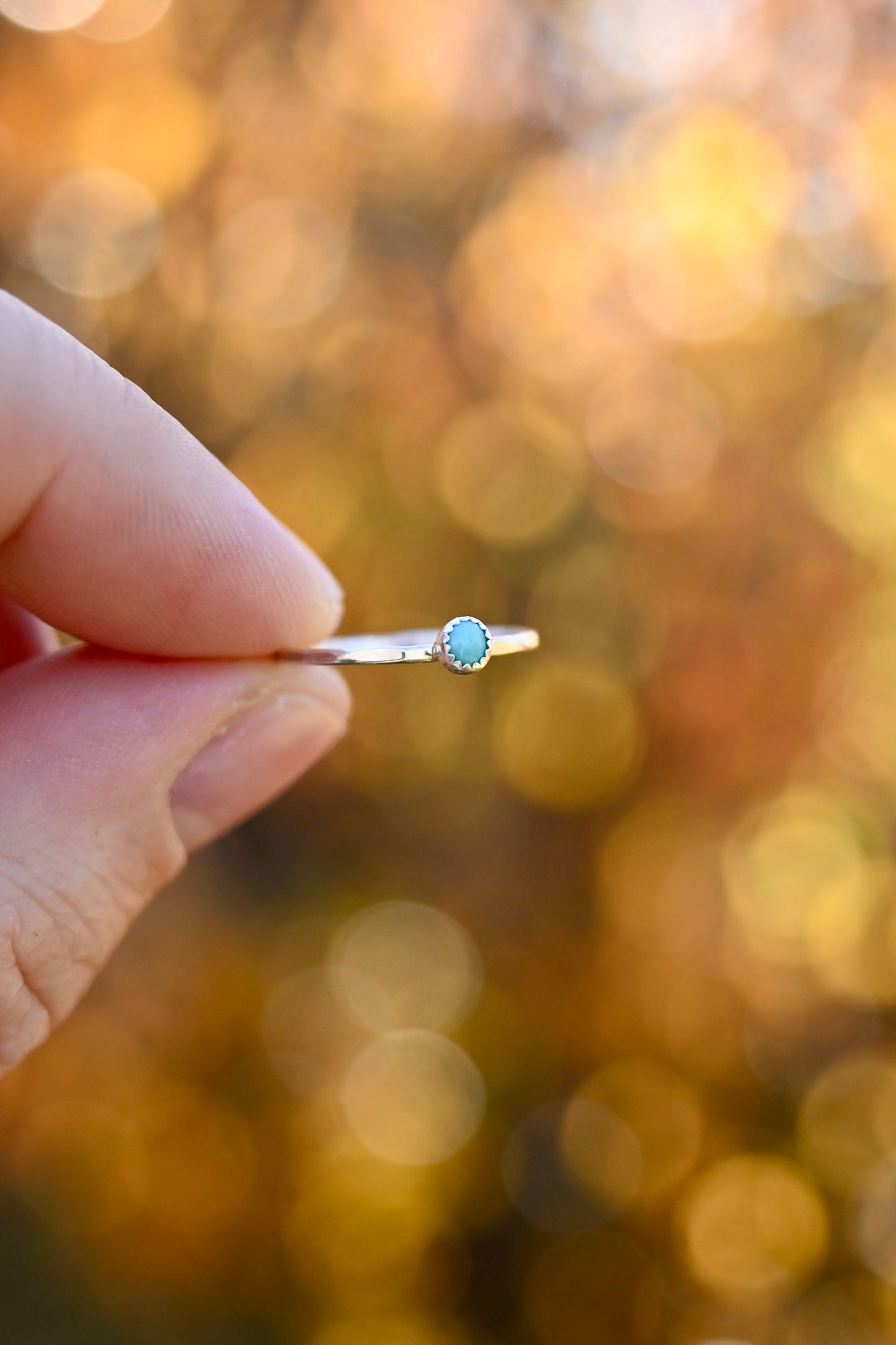 Teeny Turquoise Ring - Various Sizes