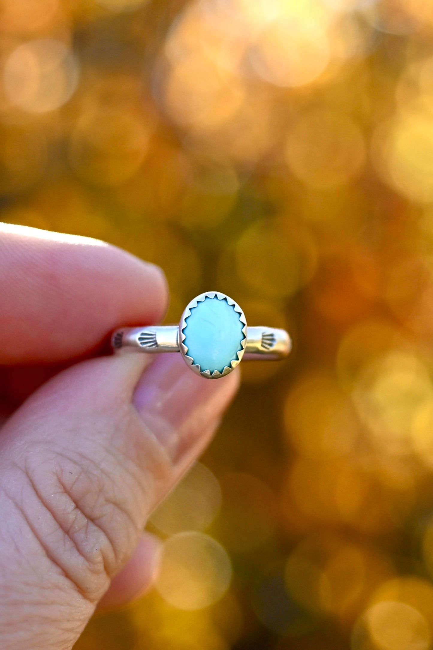 Campitos Turquoise Ring - Size 8.5