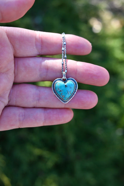 Turquoise Heart Necklace - No. 5