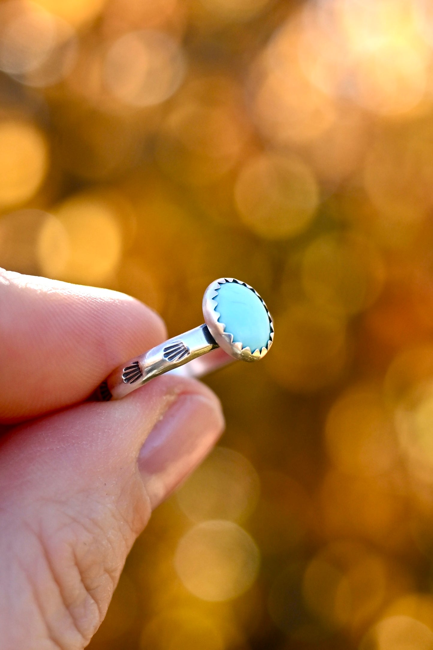 Campitos Turquoise Ring - Size 8.5