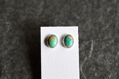 Fox Turquoise Stud Earrings