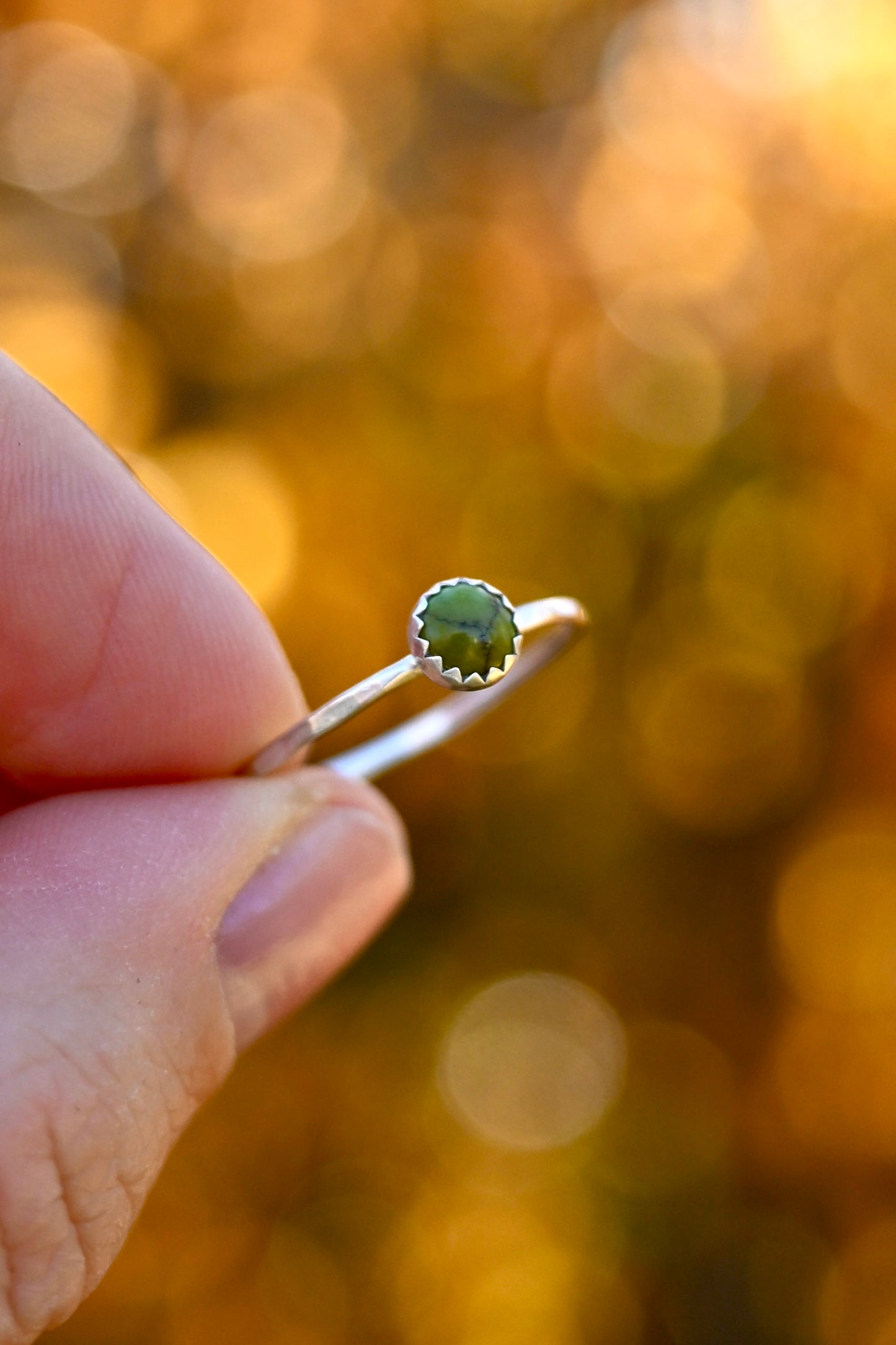 Dainty Turquoise Ring - Various Sizes