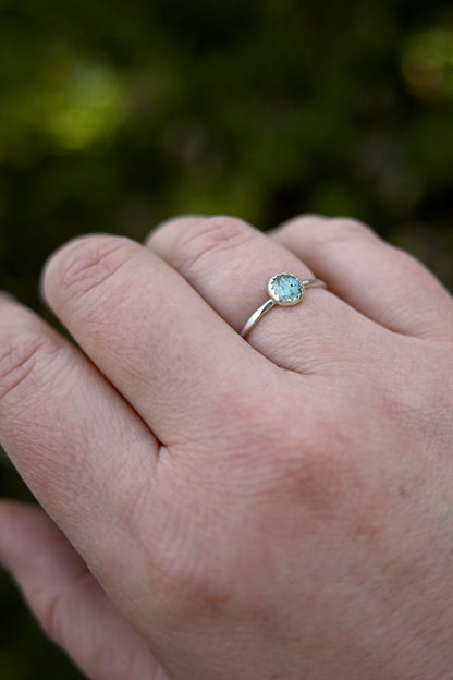 Dainty Kyanite Gemstone Ring - Various Sizes