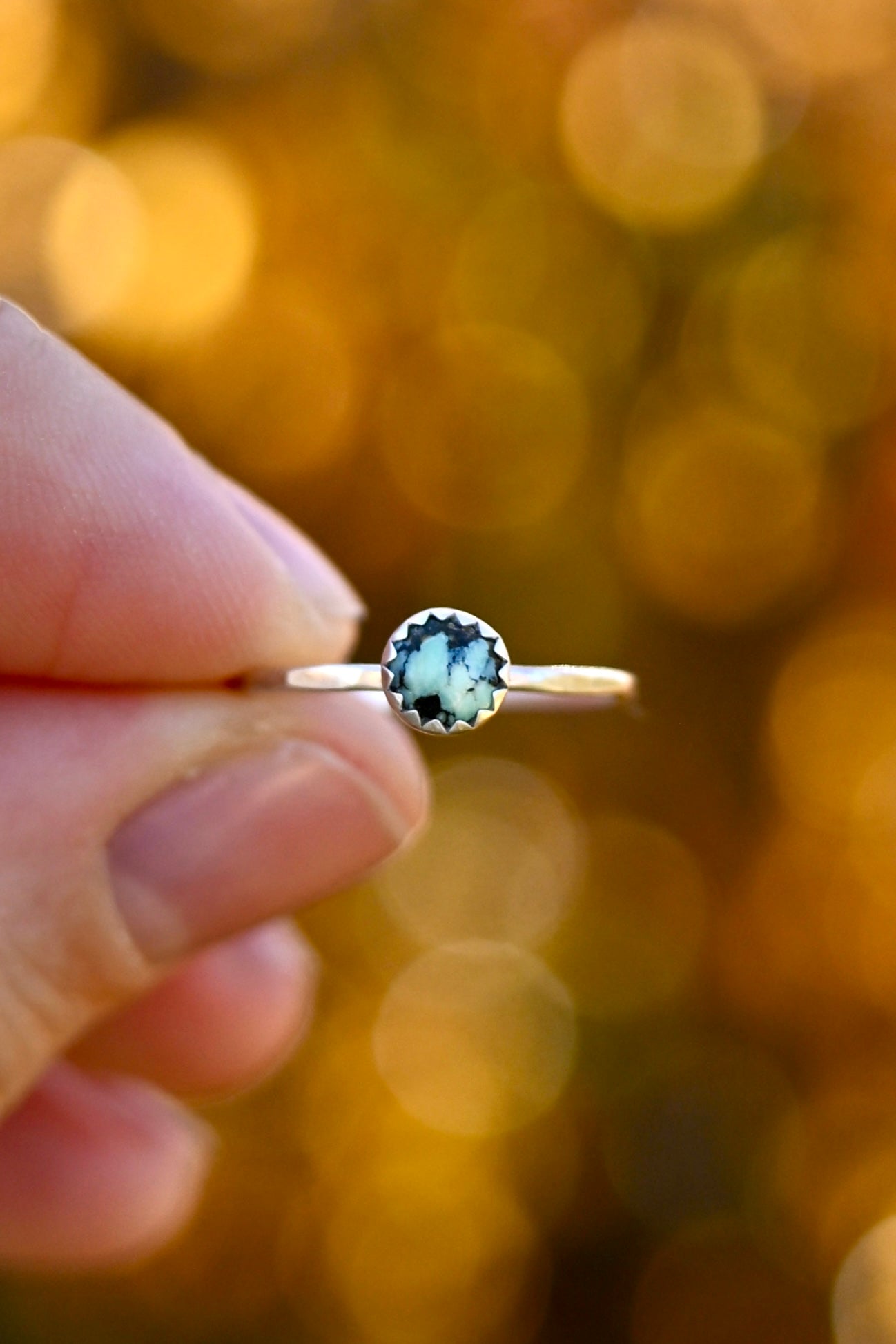 Dainty Turquoise Ring - Various Sizes