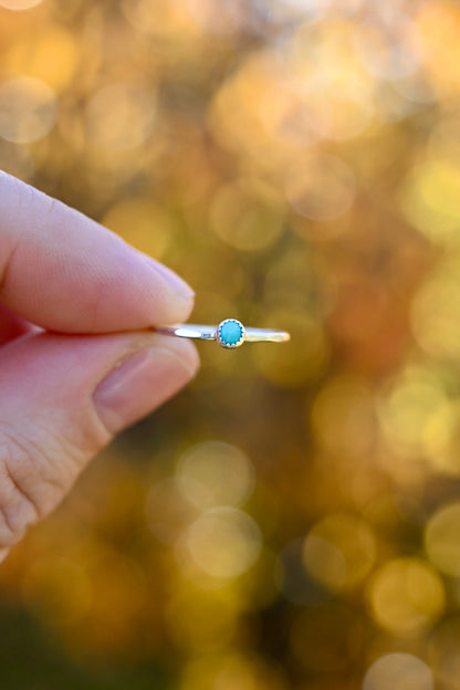 Teeny Turquoise Ring - Various Sizes