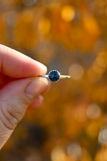 Dainty Kyanite Gemstone Ring - Various Sizes