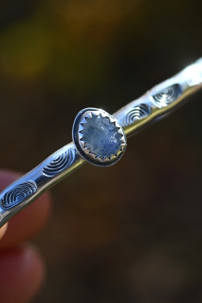 Moonstone Gemstone Stacking Cuff Bracelet