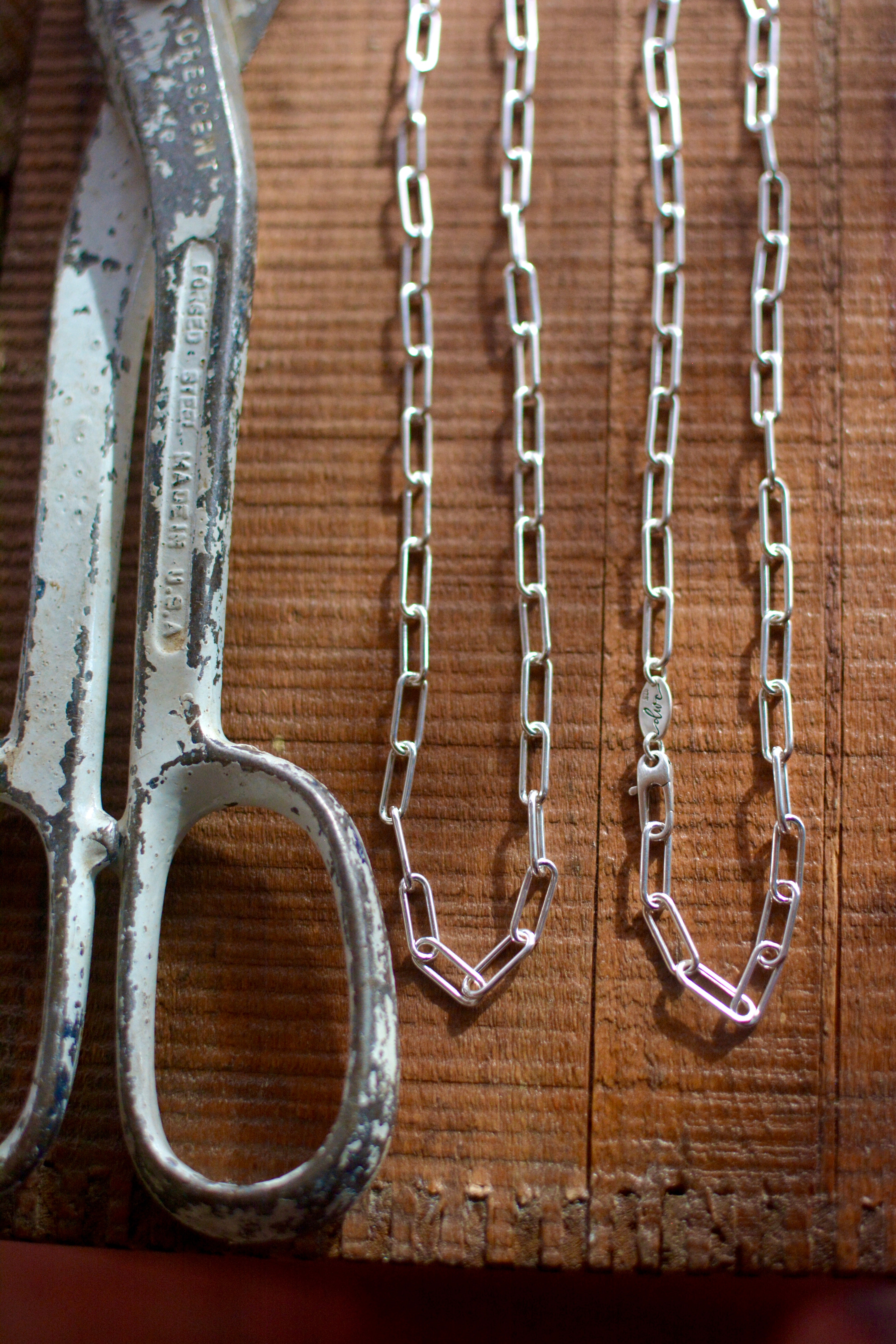 Made to Order XL Paperclip Chain Necklace - 15-24”