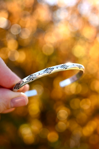 Stamped Stacking Cuff Bracelet