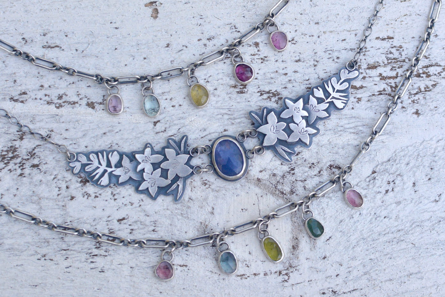 Larkspur + Tanzanite Necklace - 18”