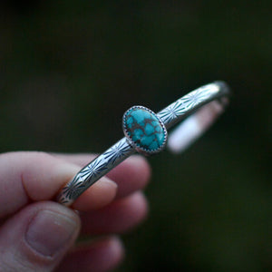 Carico Lake Turquoise Stacking Cuff Bracelet - No. 1