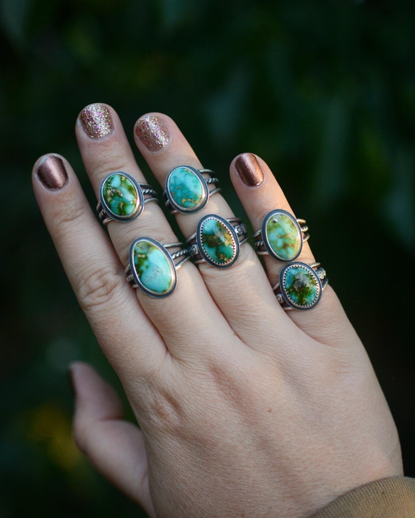 Sonoran Gold Turquoise Statement Ring - Various Sizes